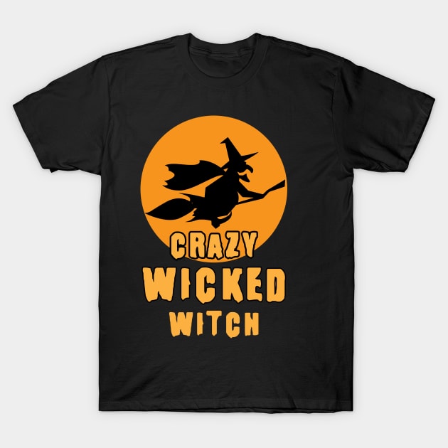 Halloween Wicked Witch T-Shirt by designdaking